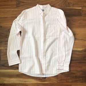 Topman l/s stripe button down. Size M.